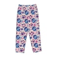 thumbnail image 1 of Lsque blue record rock Skull Print Women's Pajama Pants, Lounge Pant - Comfortable Home Wear,Elastic Waistband, Stylish Design-X-Large, 1 of 1