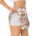 thumbnail image 1 of Lsque butterfly Printed Women's Running Shorts with Liner Pockets,Elastic Quick Dry Workout Athletic Gym Yoga Shorts,Womens High Waist Shorts-Medium, 1 of 7