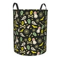 thumbnail image 1 of Lsque cartoon Skull spider web pattern Laundry Hamper Basket, Tall Woven Rope Hamper Basket for Clothes, Lightweight Storage Basket, Collapsible Waterproof-Medium, 1 of 8