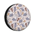 thumbnail image 1 of Lsque cartoon mouse Pattern Tire Covers - Tough Tire Wheel Protector for Truck, SUV, Trailer, Camper, RV-17 inch, 1 of 6