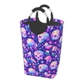 thumbnail image 1 of Lsque colorful mushroom Skull rainbow Laundry Basket, Laundry Hamper, Dirty Clothes Hamper for Laundry, Collapsible, Waterproof Laundry Baskets with Aluminum Handles for Laundry, Dorm, Family, 1 of 6