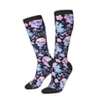 thumbnail image 1 of Lsque cool Skull flower Printed Crew Socks Men's Women's LightWeight Thin Casual Calf Socks ,Knee High Socks,Cotton Socks, 1 of 9