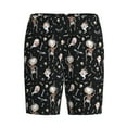 thumbnail image 1 of Lsque cute Skull bone Mens Sleep Pajama Shorts,Short Pajama Pants, Cotton Ultra-Soft Knit-3X-Large, 1 of 9