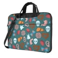 thumbnail image 1 of Lsque cute Skull organ Pattern Laptop Bag – Portable & Slim Single-Shoulder Computer Case with Adjustable Strap, Protective, Lightweight for 13”/14”/15.6” Laptops, 1 of 8