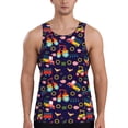 thumbnail image 1 of Lsque cute animals Pattern Mens Tank Tops Muscle Athletic Quick Dry Sleeveless Workout Fitness T Shirts Beach Tank Top, Loose-fit Sleeveless Shirt for Men-Medium, 1 of 7