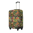 thumbnail image 1 of Lsque different patchwork Printed Luggage Cover, Travel Luggage Protector,Scratch and Dirt Resistant, Fits 18-32 Inch Luggage-Large, 1 of 7