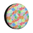 thumbnail image 1 of Lsque easter eggs Pattern Tire Covers - Tough Tire Wheel Protector for Truck, SUV, Trailer, Camper, RV-14 inch, 1 of 6