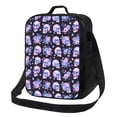 thumbnail image 1 of Lsque flower Skull rose Lunch Bag Lunch Box for Women Men Reusable Insulated Lunch Tote Bag,Leakproof Thermal Cooler Sack Food Handbags Case High Capacity, 1 of 9