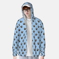thumbnail image 1 of Lsque french Bulldog Face UPF 50+ Lightweight Sun Protection Men's Women's Long Sleeve Shirt, Hoodie Performance -Medium, 1 of 9
