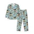 thumbnail image 1 of Lsque funny pirate Pattern Long Sleeve Pajama Set for Men - Soft 2-Piece Sleepwear and Loungewear Set with Pockets, Comfy Nightwear-XX-Large, 1 of 7