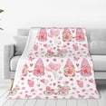 thumbnail image 1 of Lsque gnome couple Pattern Fuzzy Fleece Throw Blanket Extra Large,Super Soft,Fluffy and Warm Blankets for Couch,Bed,All Season Use-40"x30", 1 of 7