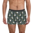thumbnail image 1 of Lsque goose of sunflower Pattern Men’s Total Support Pouch Boxer Briefs, X-Temp Cooling, Moisture-Wicking Underwear, Regular, Long-leg and Trunk-XX-Large, 1 of 5