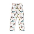 thumbnail image 1 of Lsque happy new year Raccoon Print Men's Pajama Pants, Lounge Pant - Comfortable Home Wear,Elastic Waistband, Stylish Design-Large, 1 of 9