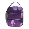 thumbnail image 1 of Lsque inside out 2 Pattern Insulated Lunch Bag – Lunch Box with Thick Insulation & Food-Grade PEVA Lining, Functional Compartments & Detachable Handle, 1 of 7