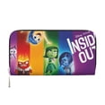 thumbnail image 1 of Lsque inside out 2 Pattern Leather Hand Wallet – Long PU Leather Wallet for Women with Zipper Closure, 8 Card Slots, Coin Pouch & Multiple Cash Compartments, 1 of 8