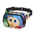 thumbnail image 1 of Lsque inside out 2 Pattern Square Double Layer Waist Bag, Durable Twill Fabric Waist Pack with Adjustable Belt,Outdoor Hiking, Running, Travel Waist Bag, 1 of 6