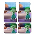 thumbnail image 1 of Lsque inside out 2 Print 4-Piece Floor Mats, Heavy-Duty Rubber Liners, Anti-Slip Design, All-Season Automotive Protection, Vehicles, Cars, Trucks, and SUVs, 1 of 7
