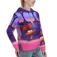 thumbnail image 1 of Lsque inside out 2 Pattern Casual Women's Hoodie,Hooded Sweatshirt with Kangaroo Pocket,Pullover Hoodie with Eye-catching Drawstrings-Medium, 1 of 8