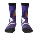 thumbnail image 1 of Lsque inside out 2 Printed Men's Crew Socks, Soft Durable Breathable Moisture-Wicking with Odor Control Cotton socks, 1 of 7