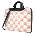 thumbnail image 1 of Lsque love plaid fox Pattern Laptop Bag – Portable & Slim Single-Shoulder Computer Case with Adjustable Strap, Protective, Lightweight for 13”/14”/15.6” Laptops, 1 of 8