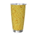 thumbnail image 1 of Lsque nachos cracker Pattern 20oz Car Cup with Lid and Straw, Insulated Coffee Cup with Straw Topper, Spill Proof Travel Coffee Mug, Stainless Steel Tumble-Without Straw, 1 of 8