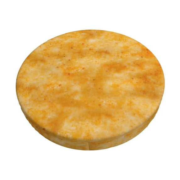 Lsque nachos cracker Pattern Round Bar chair cushion covers Velvet Fabric Premium Comfort Protects from Scratches and Stains for 14-17 Inch Chair-12 inch