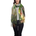 thumbnail image 1 of Lsque patrick’s day gnomes Pattern Women's Traditional Scarf Wrap Tassel Shawl Fringes Neck Head Shawl Retro Scarf, 1 of 8
