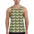 thumbnail image 1 of Lsque pelecus cultratus Pattern Mens Tank Tops Muscle Athletic Quick Dry Sleeveless Workout Fitness T Shirts Beach Tank Top, Loose-fit Sleeveless Shirt for Men-Small, 1 of 7