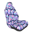 thumbnail image 1 of Lsque pinkk flower crystal Skull Pattern Car Seat Covers for Front Seats , Waterproof Seat Covers for Cars, Sporty Front Seat Covers,Car Seat Cover Protector Front Seats, 1 of 5