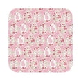 thumbnail image 1 of Lsque with red Easter eggs Pattern 4" Drink Coasters Set of 6, Leather Absorbent Coasters, Table Coaster Set Decorative Coffee Cup Coasters Housewarming Gift,Square, 1 of 7