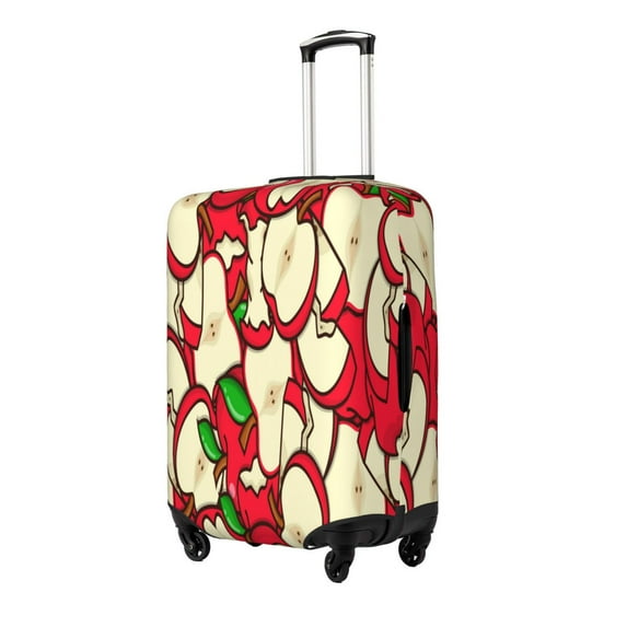 Lsque red Fruit Printed Luggage Cover, Travel Luggage Protector,Scratch and Dirt Resistant, Fits 18-32 Inch Luggage-Small