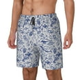 thumbnail image 1 of Lsque sea animals Pattern Swim Trunks- Bathing Suit Compression Liner - Beach Swim Shorts Swimwear - (S-3XL) - Stretch Quick Dry-XX-Large, 1 of 6