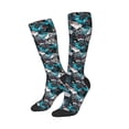 thumbnail image 1 of Lsque snow board colorful Printed Crew Socks Men's Women's LightWeight Thin Casual Calf Socks ,Knee High Socks,Cotton Socks, 1 of 9