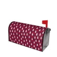 thumbnail image 1 of Lsque white Tree red plaid Mailbox Cover Standard Size ,Magnetic Mailbox Covers Post Wraps Letter Box Cover -21x18 in, 1 of 9