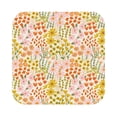 thumbnail image 1 of Lsque wild meadow flowers Pattern 4" Drink Coasters Set of 6, Leather Absorbent Coasters, Table Coaster Set Decorative Coffee Cup Coasters Housewarming Gift,Square, 1 of 7
