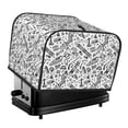 thumbnail image 1 of Lsque winter Ski Element Print 4 Slice Toaster Cover , Kitchen Appliance Dustproof Protector , Toaster Protector Dustproof Kitchen Appliance Cover, 1 of 7