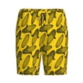 thumbnail image 1 of Lsque yellow Corn Mens Sleep Pajama Shorts,Short Pajama Pants, Cotton Ultra-Soft Knit-XX-Large, 1 of 9