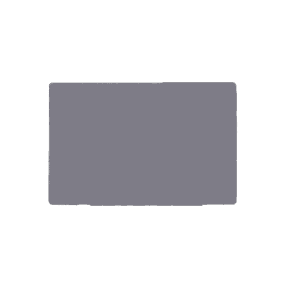 Lssam 1 Pack Gray Vinyl Placemats, Reversible Leather-Like & Waterproof Table Mats - Heat Resistant, Non-Slip and Wipeable for Dinner Table or Outdoor Use