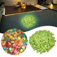 thumbnail image 1 of Lssam 200pcs Glowing Fish Tank Rocks Gravel - Rainbow Luminous Pebbles for Aquarium Setup, Brighten Outdoor Garden & Yard Pathway Walkway, 1 of 9