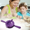 thumbnail image 1 of Lssam 3-Inch Empanada Press and Mold, 2-in-1 Dough Cutter and Sealer for Professional Empanadas, Dumplings, Ravioli, Wonton, Pierogi, Calzone and Hand Meat Pie Making, 1 of 5