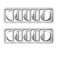 thumbnail image 1 of Lssam Aluminum Foil Stove Burner Liners & Covers, 7.8x7.8 Inch Premium Range Protector for Gas Burners, Set of 10 to Catch Drips and Simplify Kitchen Cleanup, 1 of 8