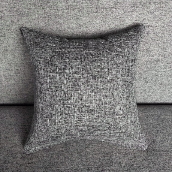 Lssam Boho Linen Pillow Cases 16x16, Textured Throw Pillow Covers - Neutral Soft Cushion Covers for Living Room Couch Farmhouse Home Decor
