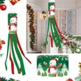 thumbnail image 1 of Lssam Christmas Windsock Snowman Design, 40-Inch Outdoor Hanging Wind Sock with Merry Christmas Flag for Patio, Garden, Yard Holiday Decoration, 1 of 7