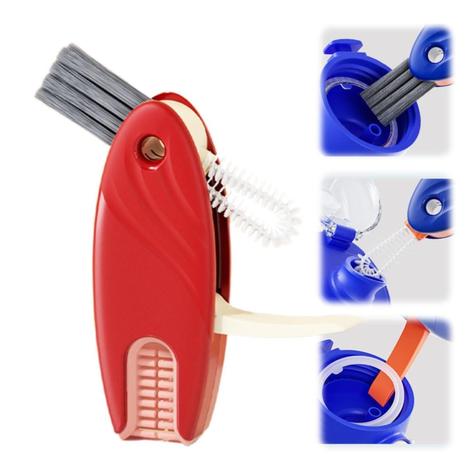 Lssam Cleaning Supplies Home Essentials 4 In 1 Cup Lid Cleaning Brush