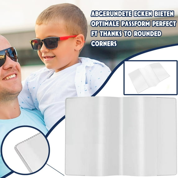 Lssam Crystal Clear Archival Quality Document Protector Set - Heavy-Duty Page Protectors for Birth Certificates, Legal Papers, Photos & Important Records