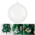 thumbnail image 1 of Lssam DIY Clear Plastic Fillable Ornament Balls, 1-Pack Craft Hanging Ornaments with Removable Tops for Personalized Christmas Tree Wedding and Party Decorations, 1 of 9