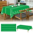 thumbnail image 1 of Lssam Football Tablecloth 54x108 Inch Disposable Plastic Table Cover, Football Field Touchdown Theme for Super Bowl Game Day Tailgate, Birthday Party Decorations, 1 of 6