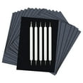 thumbnail image 1 of Lssam Graphite Transfer Paper, Multipurpose Carbon Copy Paper for Wood Canvas Paper and Fabric, Dressmakers and Artists Tracing Transfer Sheets with 5 Stylus Tools, 100 Sheets Pack, 1 of 7
