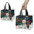 thumbnail image 1 of Lssam High-Quality Reusable Christmas Tote Bags with Reinforced Handles: Large Eco-Friendly Holiday Gift Bags for Easy Gift Wrapping, Xmas Parties & Year-Round Use, 1 of 9