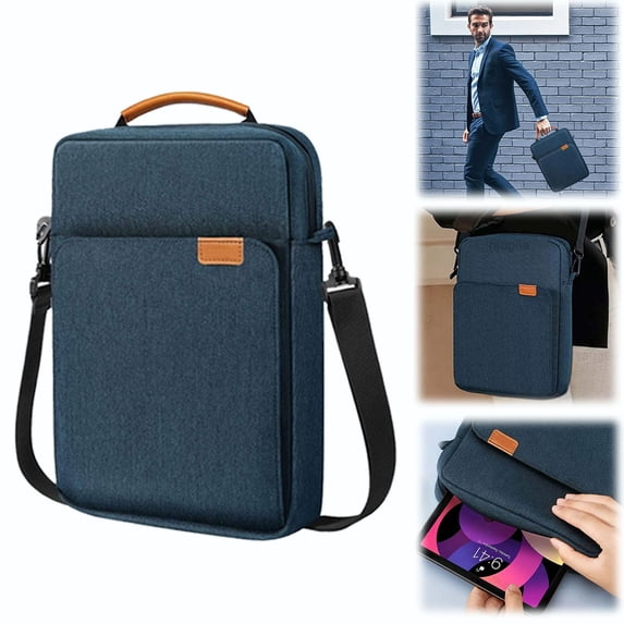 Lssam Laptop Bag for MacBook Pro, Slim Messenger Shoulder Bag, Durable Protective Carrying Case for 13 inch Laptop, Ideal for Business Travel & Office Use